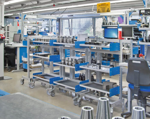 ERGO-line Transportwagen mit Ablageböden zur Materialaufbewahrung {{brizy_dc_image_alt imageSrc=